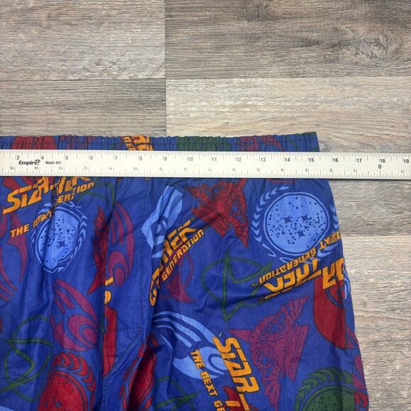 NWT‎ Vintage 90s Star Trek The Next Generation AOP Mens L Shorts USA Deadstock - Picture 5 of 9